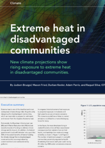 Extreme Heat in Disadvantaged Communities